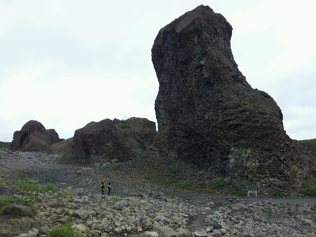 Basaltlava in Hljóðaklettar 