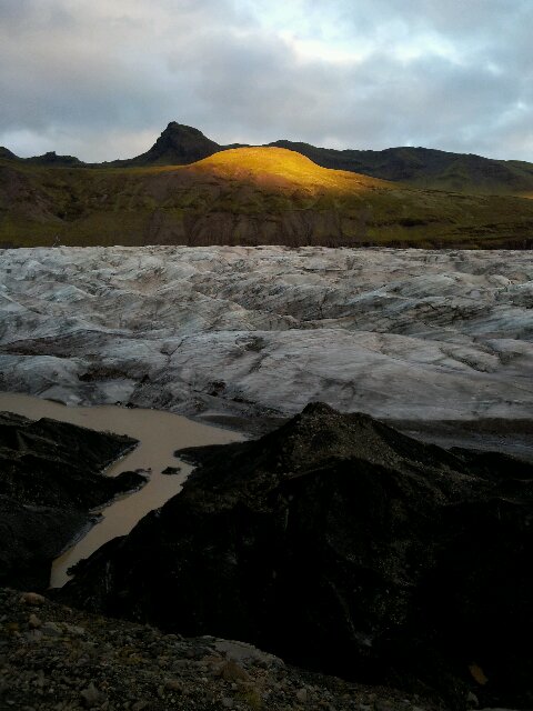 Am Svínafellsjökull beim Skaftafell National Park 